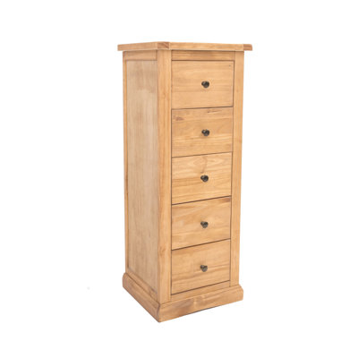 45 cm W Chest of 5 Drawers