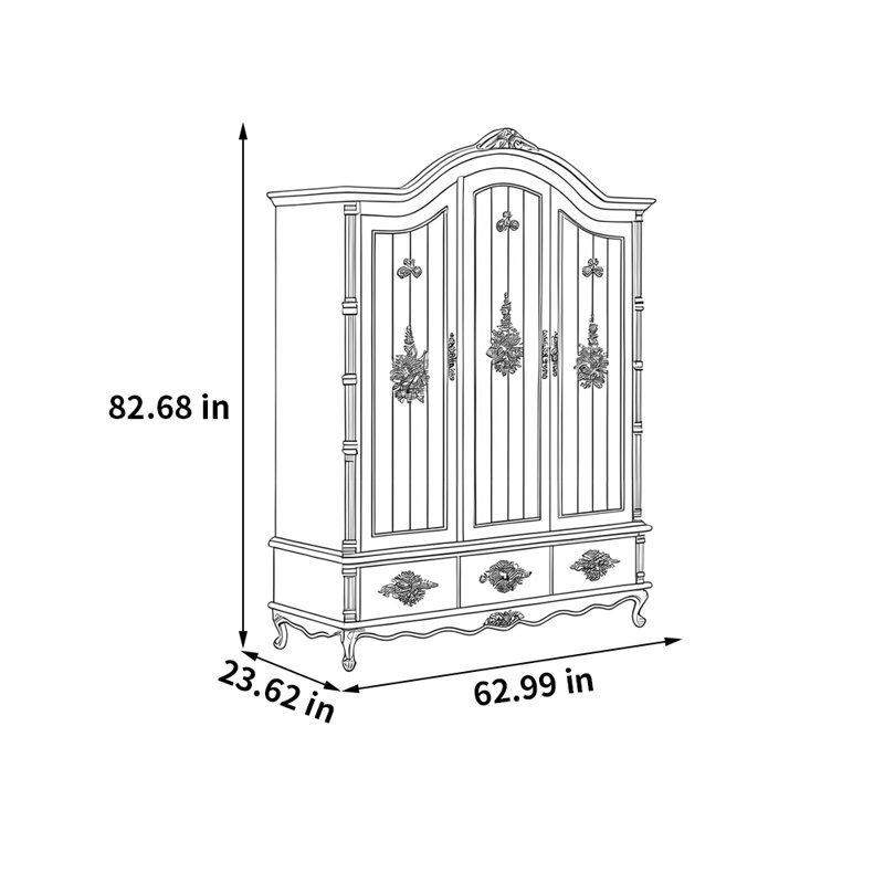 Armoire-penderie américaine