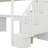 Jaxsten Twin Size Loft Bed Frame with Built-in Desk and Double Storage Drawers-732394397
