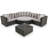 6 - Person Modular Patio Conversation Set with Cushions-2113139403-2113901708