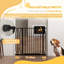 Metal Pressure Mounted Pet Gate-94538317