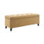 Repose-pieds de rangement de 47,5 po, banc de rangement avec charnière de sécurité, repose-pieds capitonné en lin pour le salon, le vestibule, le couloir, le repose-pieds et le support 500 lb-987988973