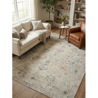 Exquisite Rugs Kensington Handmade Hand Loomed Wool/Bamboo Silk Beige Area Rug