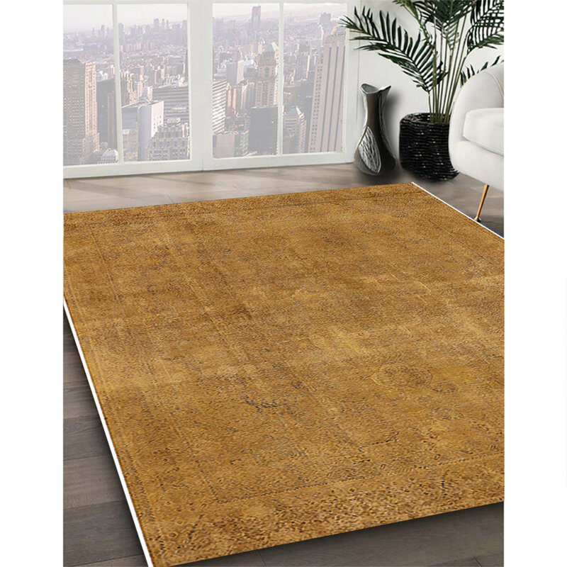 Tapis 100% Mid-Century moderne lavable à la machine 1834, Carré 8 pi