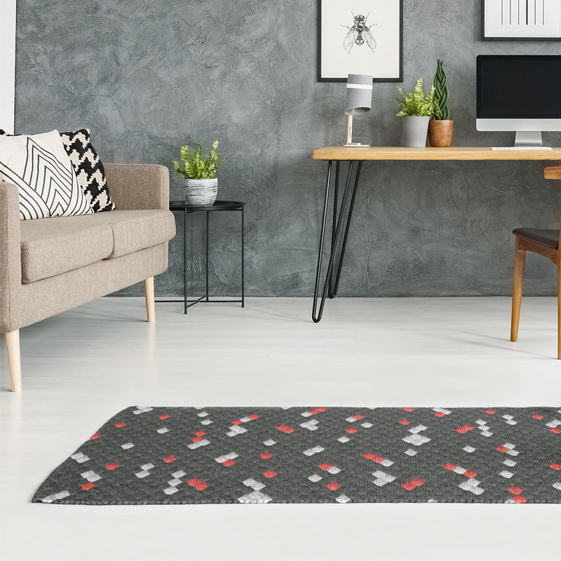 Chenille Geometric Indoor Rug, Rectangle 2' x 3'