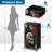 4 Drawer Dresser for Bedroom, Narrow Chest of Drawers, Wooden Top and Study Iron Frame 18"x37.5"-(WxH)