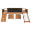 Lit mezzanine simple en bois avec deux boîtes de rangement-1129211919