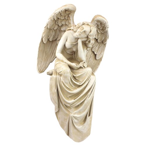 Design Toscano Resting Grace Sitting Angel Statue & Reviews | Wayfair