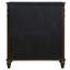 Armoire de rangement à 4 tiroirs en bois de pin antique brun rustique antique-693024967