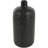 Ceramic Decorative Black Vase with Geometric Etchings-257359781