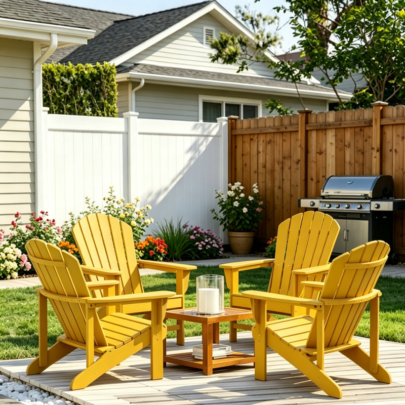 Arneson Outdoor Adirondack Chair, Gray