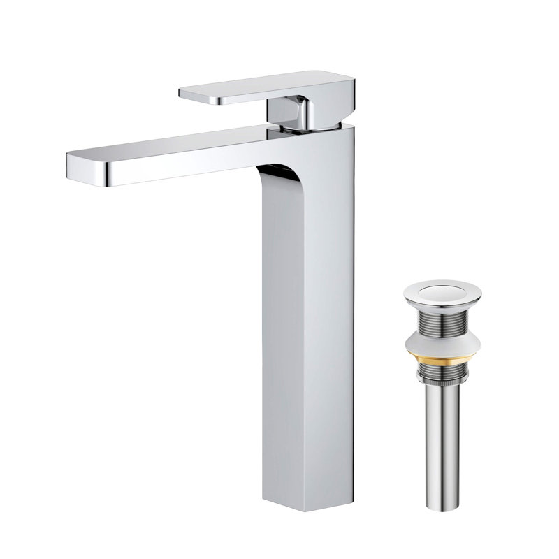 Blaze Single-handle Bathroom Faucet with Drain Assembly, Chrome