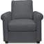Fauteuil en polyester de 35 po de largeur Lewis-1025049031