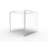 Ensemble de contremarches en acrylique en plexiglas transparent Fixturedisplays® - ensemble de 7 - 1/8 po d'épaisseur 20003