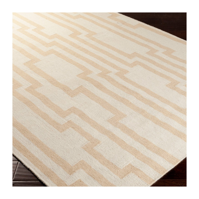 Buckardy Wool Geometric Indoor Rug, Rectangle 8' x 11'