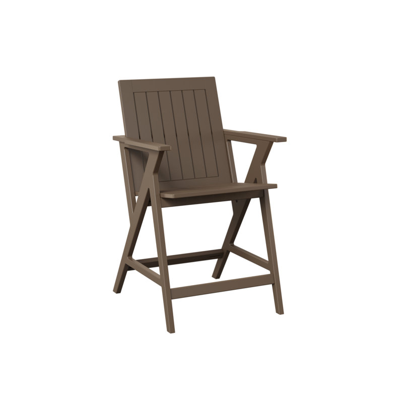 Berlin Gardens Kinsley Marine Arm Chair, Clay, 23.25"