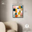 «Pixel Patchwork III», reproduction murale sur toile par Art Remedy, cadre noir, 16 x 20-174977046-174977040