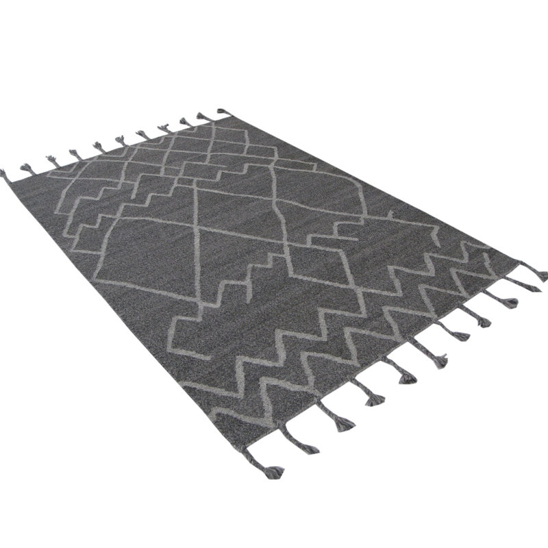Trumbull Geometric Wool Hand Woven Area Rug, Rectangle 200 x 290cm