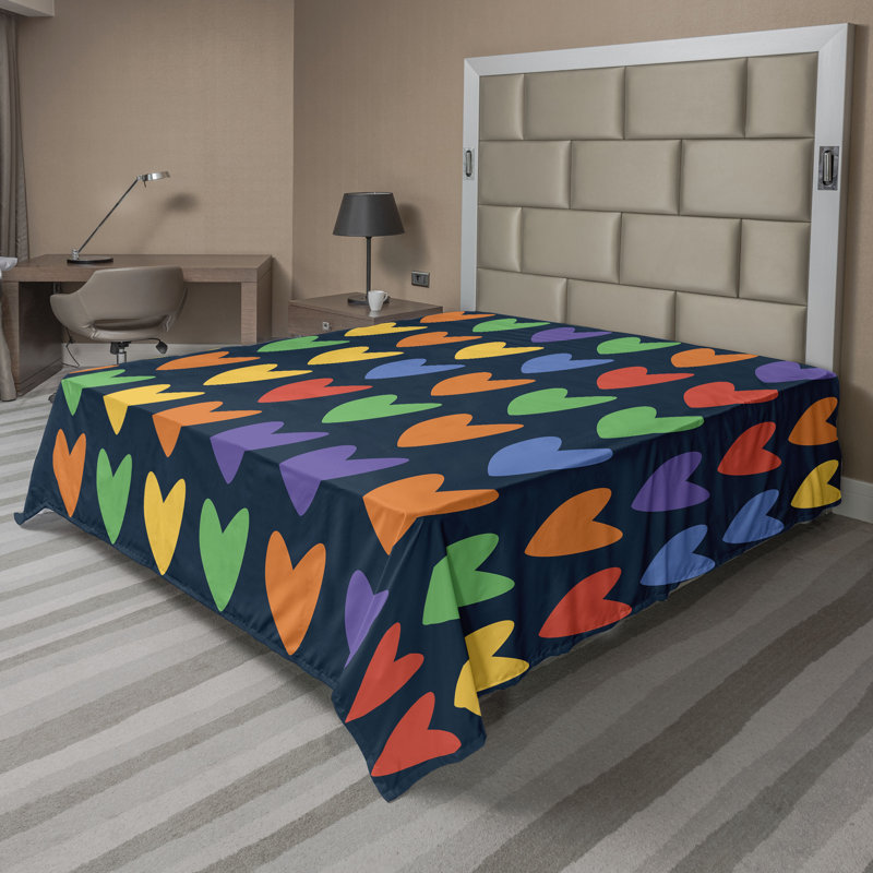 Drap plat Ambesonne, Drap plat pour très grand lit californien
