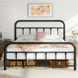 Corbon Metal Platform Bed