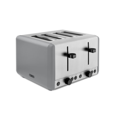 Tower Sera 4 Slice Toaster with 6 Browning and Defrost/Reheat/Cancel Functions, 1800W