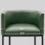 Tabouret de bar rembourré en similicuir-2001614379