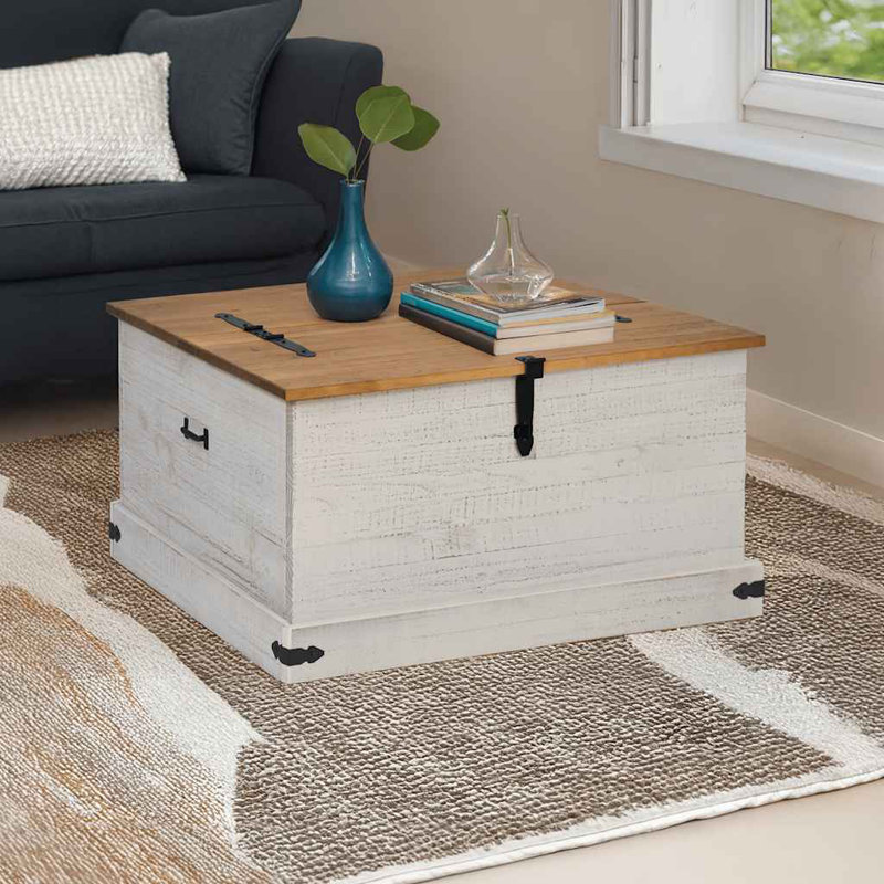 91cm W Chest of Drawers, Natural/White