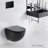 St. Tropez Wall-Hung Toilet Bundle 0.8/1.6 GPF Dual Flush With Flush Plate-108927943
