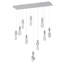Lustre en cristal 10 lumières Transitional-242837121