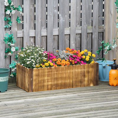 Leif Wood Planter Box
