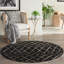 Tapis noir / crème Petit Borendy-51962749