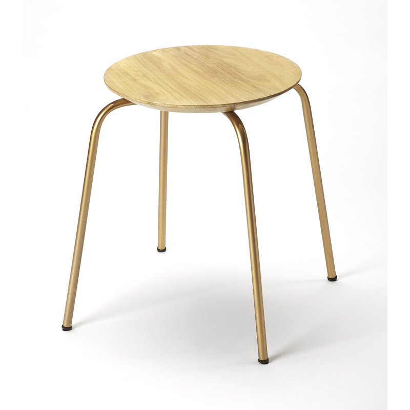 Solid Wood Accent Stool