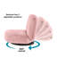 Fauteuil inclinable moelleux / lavabo, lavande-1602123709