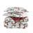 White Christmas Oversized Reversible Holiday Bedding Down Alternative Comforter Set with shams-102534048