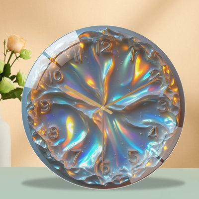 Horloge murale Iridescent