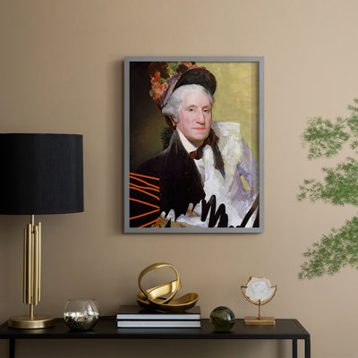 CheekyMasterFoundingFemale Framed Print - Solid Wood