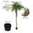 8' Artificial Potted Phoenix Palm Tree.