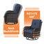 Ensemble de conversation d'extérieur pour 5 personnes avec coussins Schutt-571395213-570204445