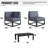 7 - Piece Outdoor Modular Sectional Set with Coffee Table-1891110448