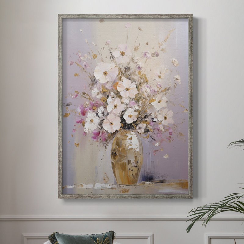 Reproduction encadrée FLORAL Series CECXLVI - bois massif
