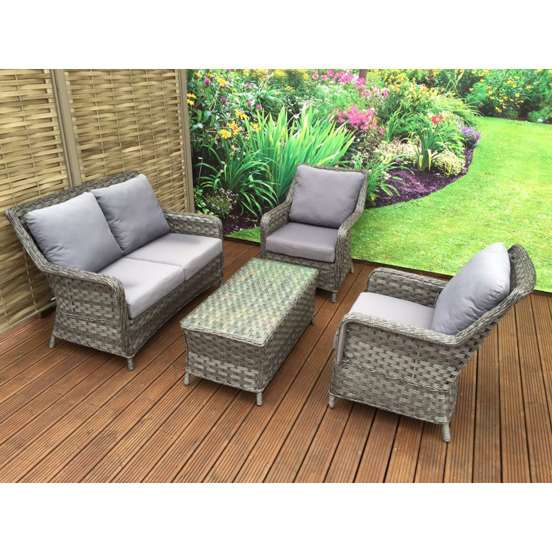 Mary 4 Seater Rattan Sofa Set
