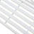 Outdoor Garden Patio Bench,Iron Metal Steel Frame Park Bench With Backrest And Armrest, Slatted Seat For Park, Yard & Porch, Balcony, Accommodates 2-3 People,White