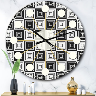 Horloge murale Mid-Century