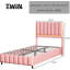 Structure de lit tapissier avec lumières DEL, lit plateforme en similicuir-1548094751-1548094738