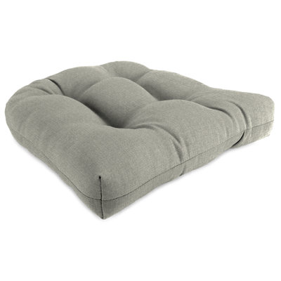 Contoured Outdoor Wicker Seat Cushion