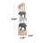 Polystone Safari Animals Decorative Multi Colored Sculpture