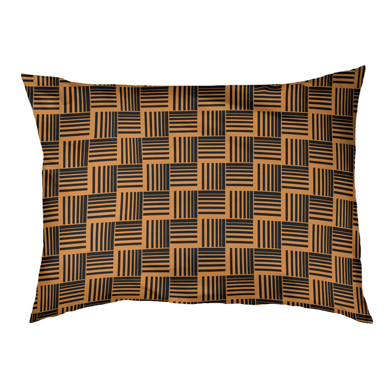 Coussin Cheng, Moyen (l 40 po x P 6,5 po x H 30 po), Orange foncé