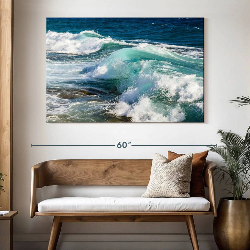 Côte de verre de mer Gillard, H 34 po x l 51 po