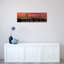 "Back Bay" panoramique, Boston, Massachusetts, reproduction de photo sur toile-317376989
