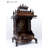 53" Large Designer Wooden Temple with Lord Ganesha Inlay